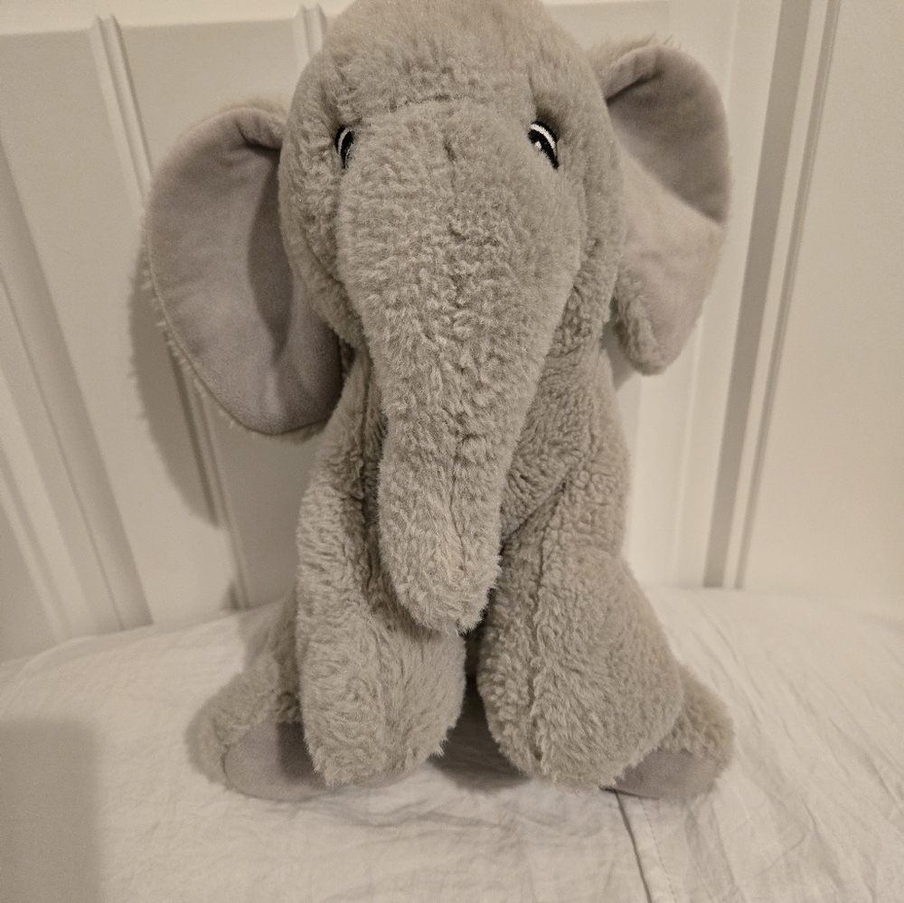 Adorable Gray Elephant Plush Toy - Picture 1 of 4
